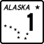 Description: Alaska route marker