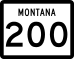 Description: Montana route marker