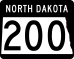 Description: North Dakota route marker