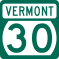 Description: Vermont route marker