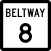 Description: Texas beltway route marker
