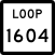 Description: Texas loop route marker