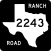 Description: Texas ranch to market road route marker