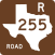 Description: Texas recreational road marker